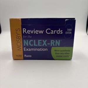 Mosby's Review Cards for the NCLEX-RN® Examination Third Edition Manno